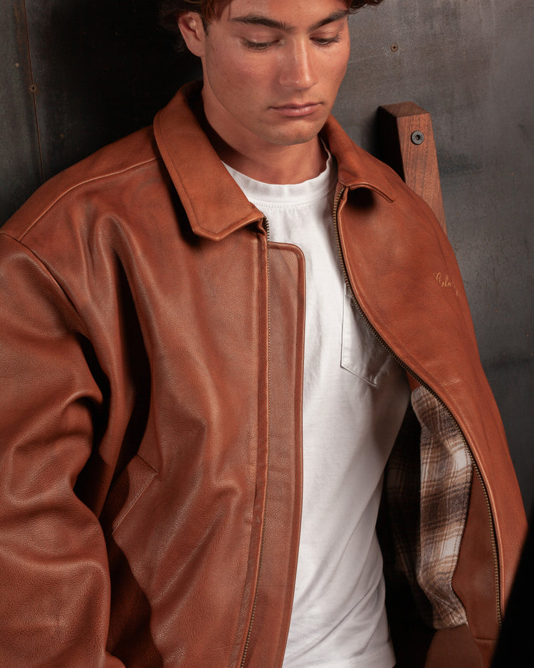 Leather Jacket Brown (Pre Order)