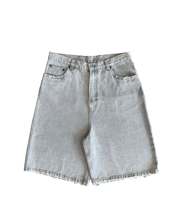Washed Denim Jorts Ash Featured Image