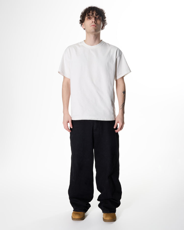 Washed Denim Jeans Black BAGGY (PRE ORDER)