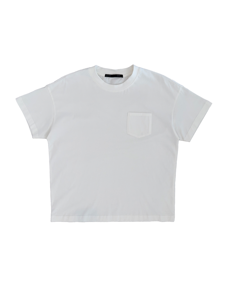 Blank Baby Pocket Tee White