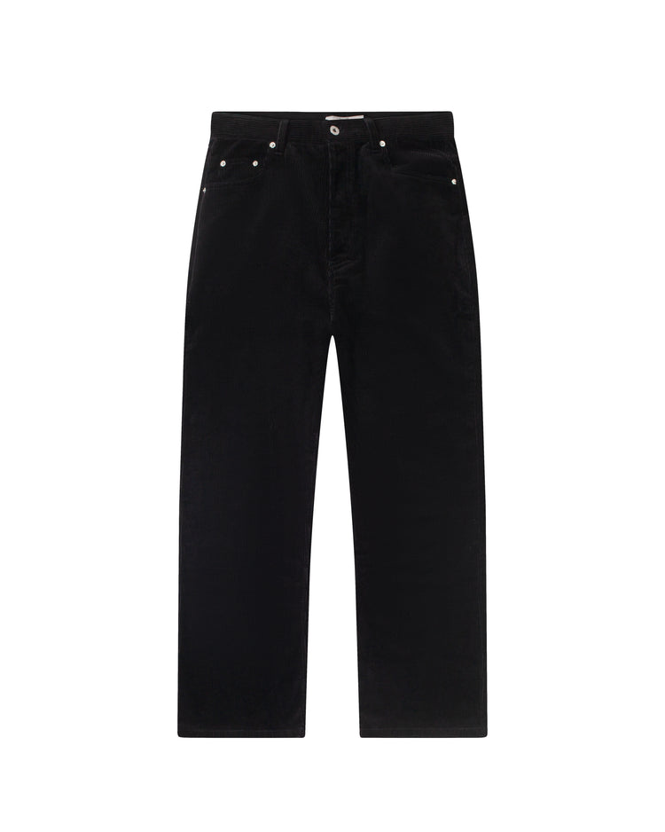 Corduroy Baggy Pants Black
