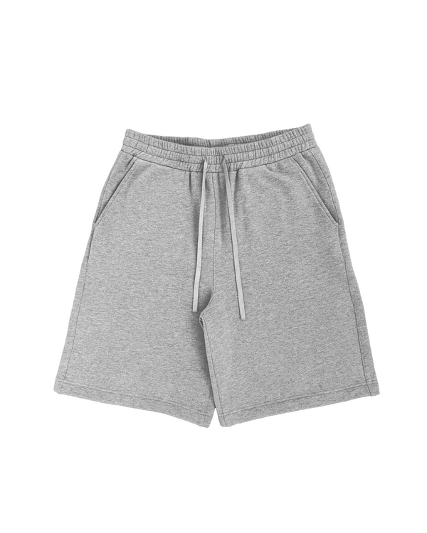 Blank Fleece Shorts Heather Grey Long Inseam Featured Image