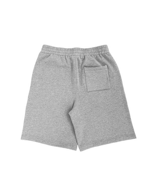 Blank Fleece Shorts Heather Grey Long Inseam - Second Image