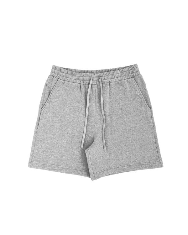 Blank Fleece Shorts Heather Grey Short Inseam Featured Image
