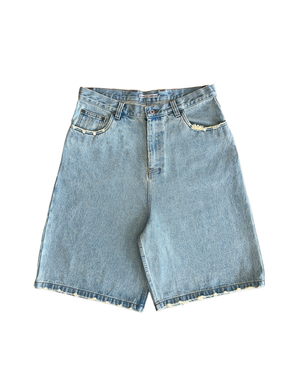Washed Denim Jorts Blue Featured Image