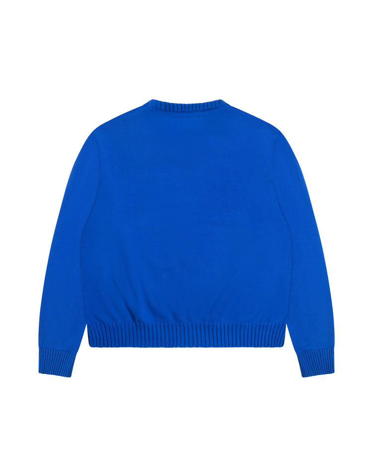 Knitted Sweater Royal Blue