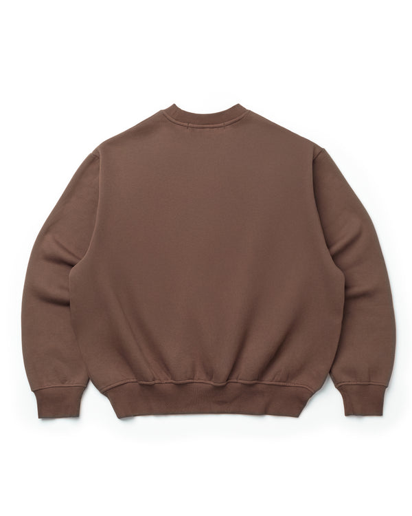 Blank crewneck Brown - Second Image