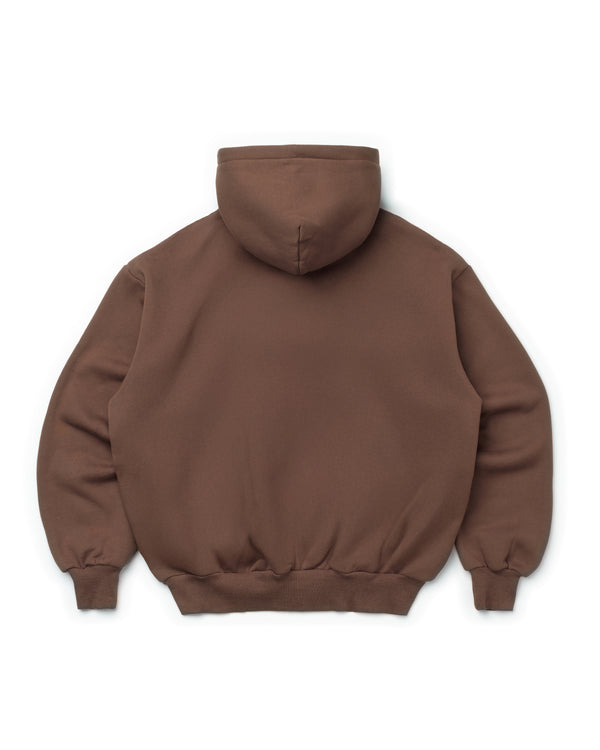 Blank Zip Up Brown - Second Image