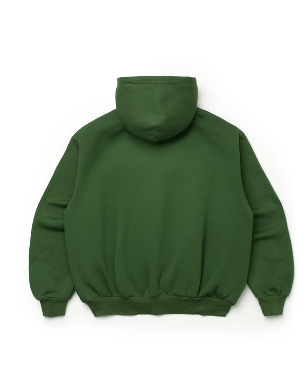 Blank Zip Up Green - Second Image