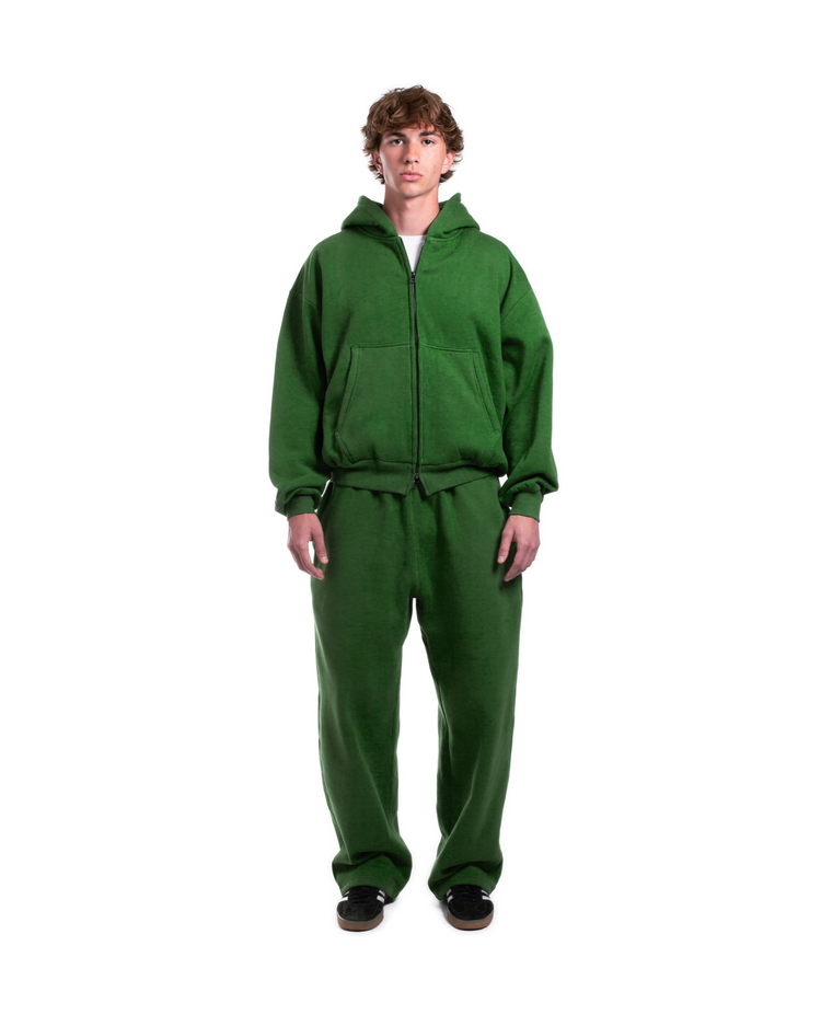 Blank Zip Up Green