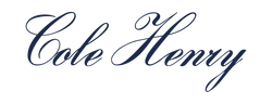 Cole Henry signature logo in navy