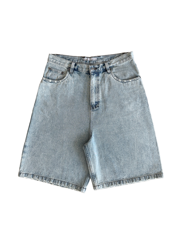 Washed Denim Jorts Faded Blue Featured Image