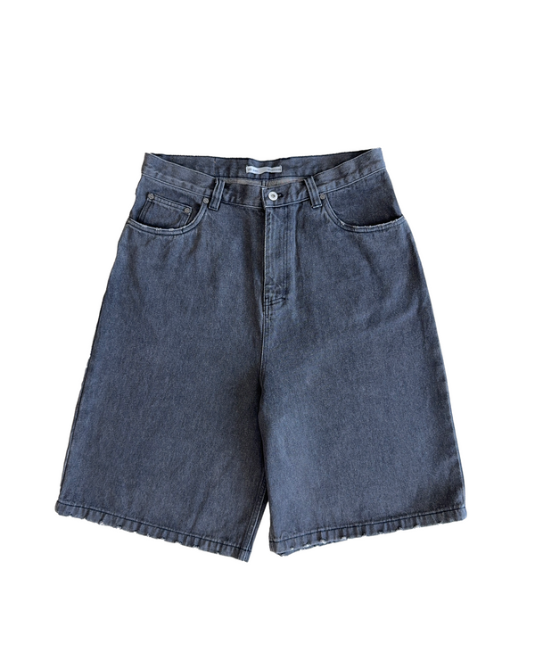Washed Denim Jorts Grey Featured Image
