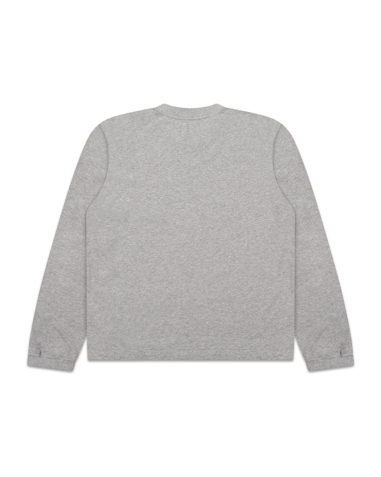 Blank Long Sleeve Heather Grey
