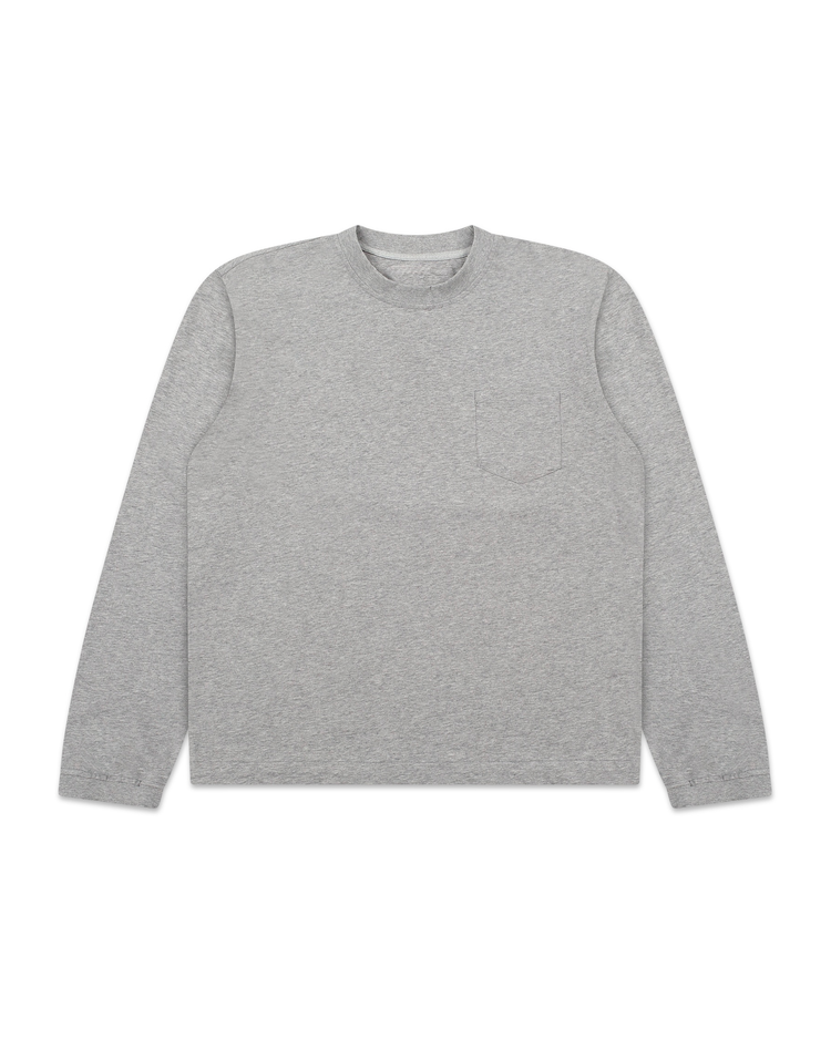 Blank Long Sleeve Heather Grey
