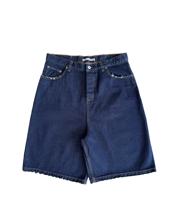 Washed Denim Jorts Indigo Featured Image