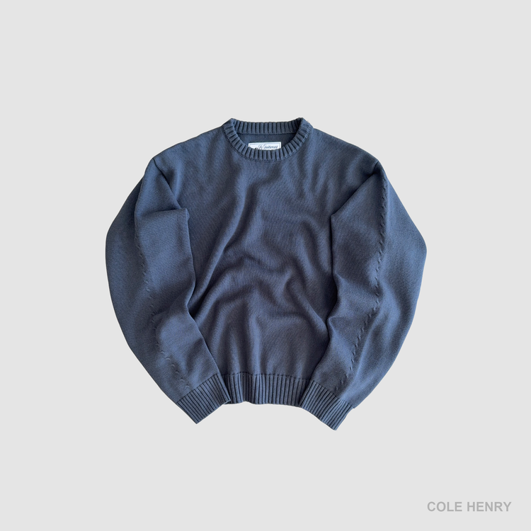 Knitted Sweater Navy