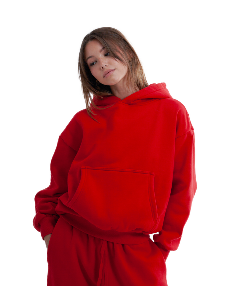 Blank Hoodie Red