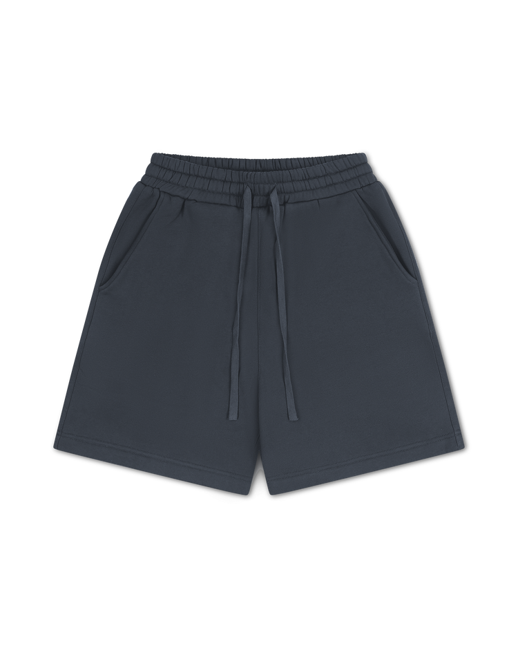 Blank Fleece Shorts Charcoal Short Inseam