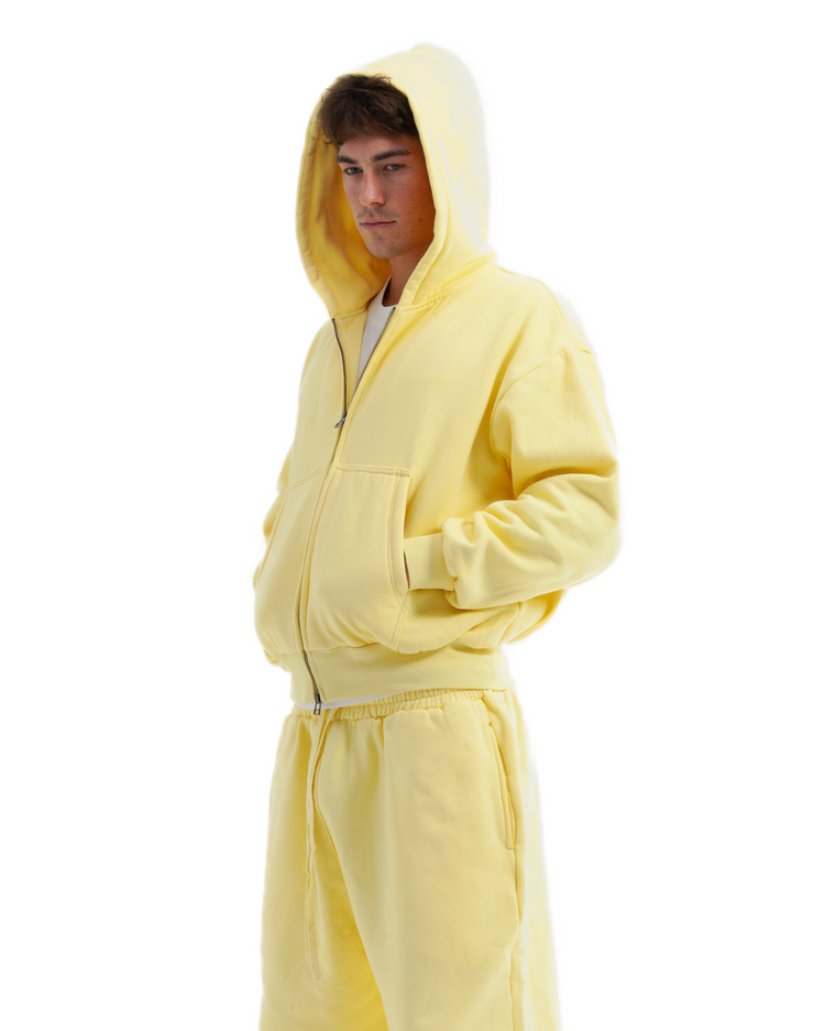 Blank Zip Up Yellow