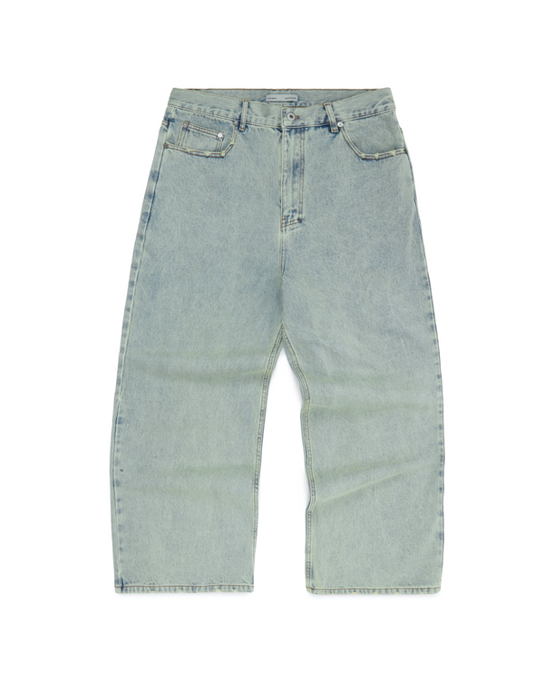Washed Denim Jeans Faded Blue BAGGY Featured Image