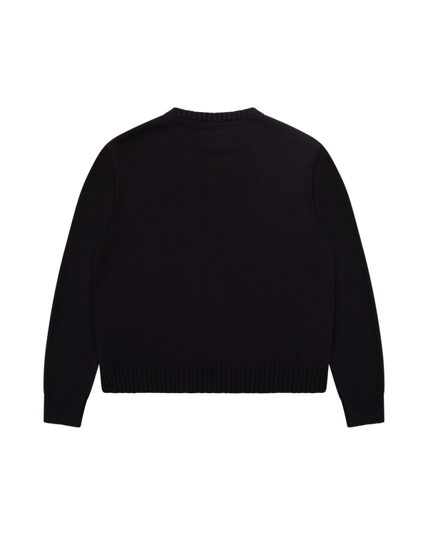 Knitted Sweater Black (Pre Order) - Second Image