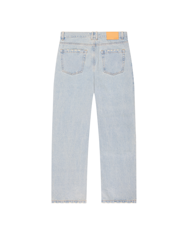 Washed Denim Jeans Blue STANDARD - Second Image