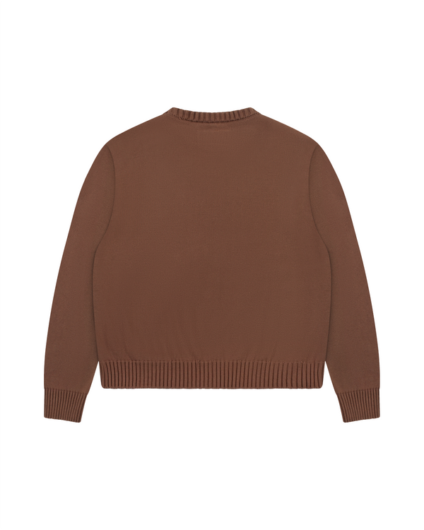 Knitted Sweater Brown - Second Image