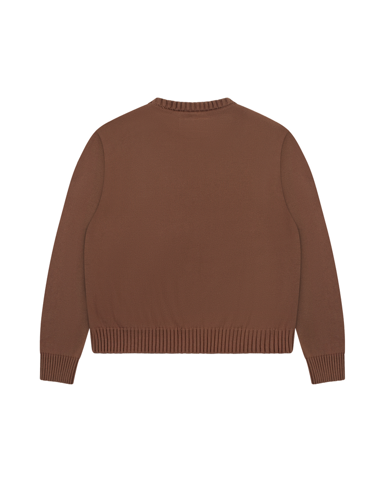 Knitted Sweater Brown (Pre Order)