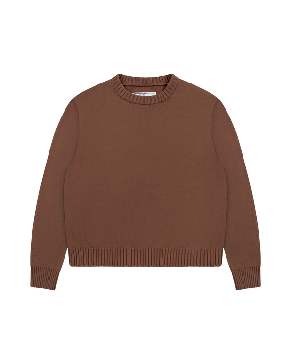 Knitted Sweater Brown Featured Image
