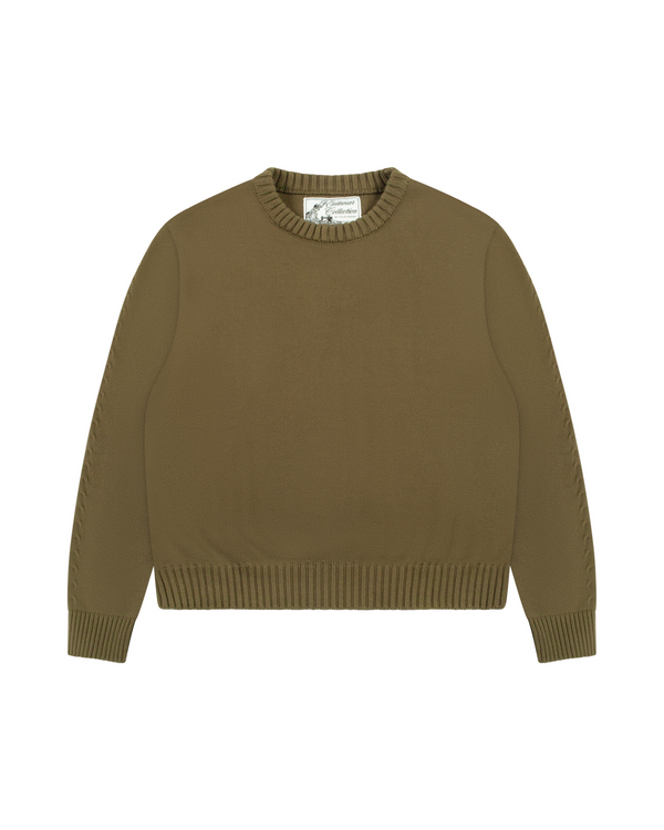 Knitted Sweater Olive (Pre Order) Featured Image