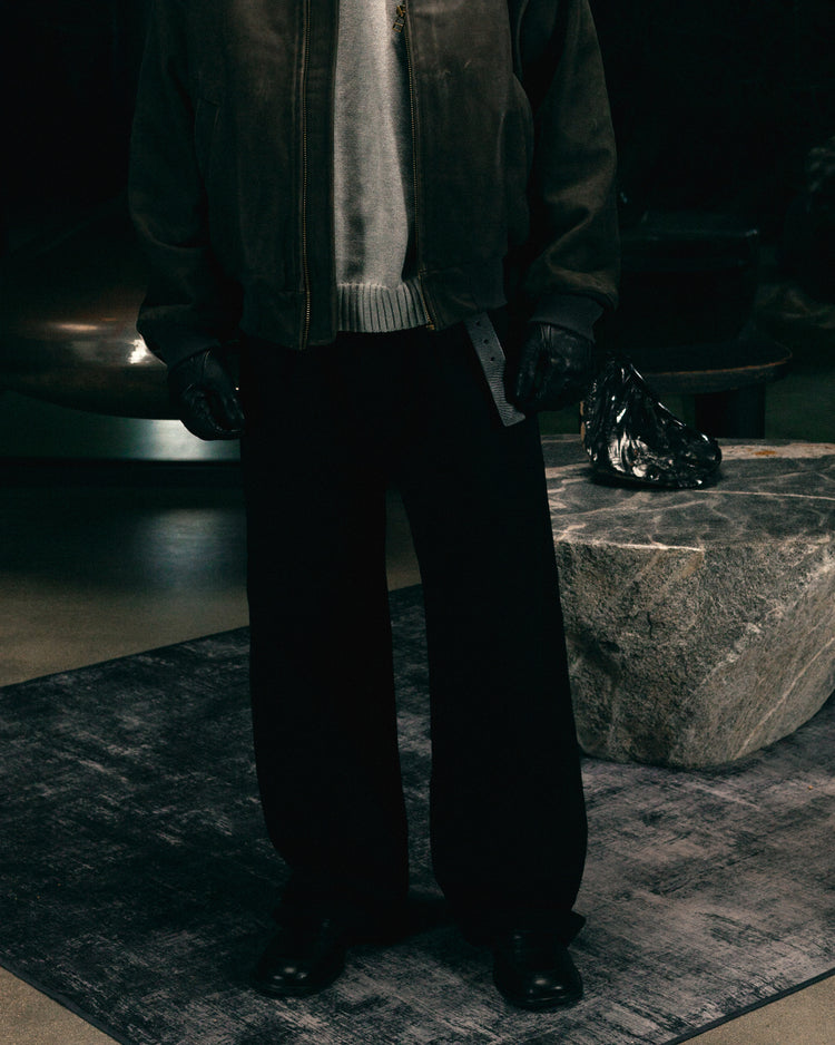 Pleated Trouser Black (Pre Order)