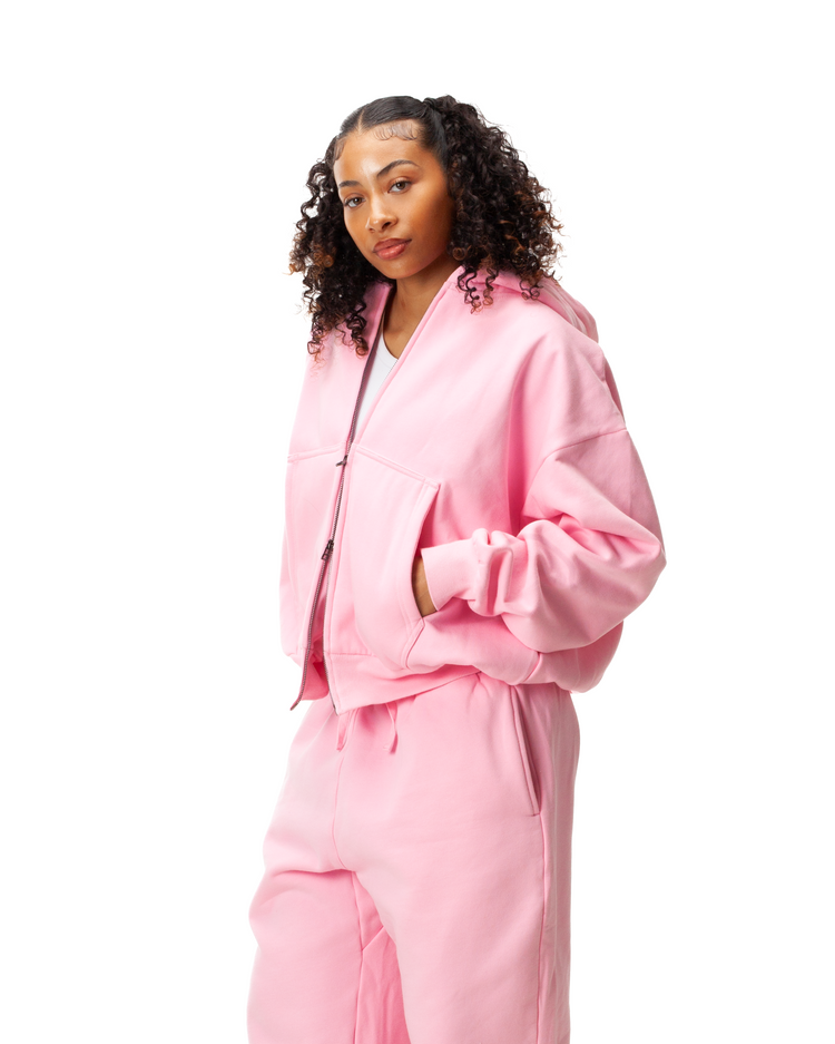 Blank Zip Up Pink