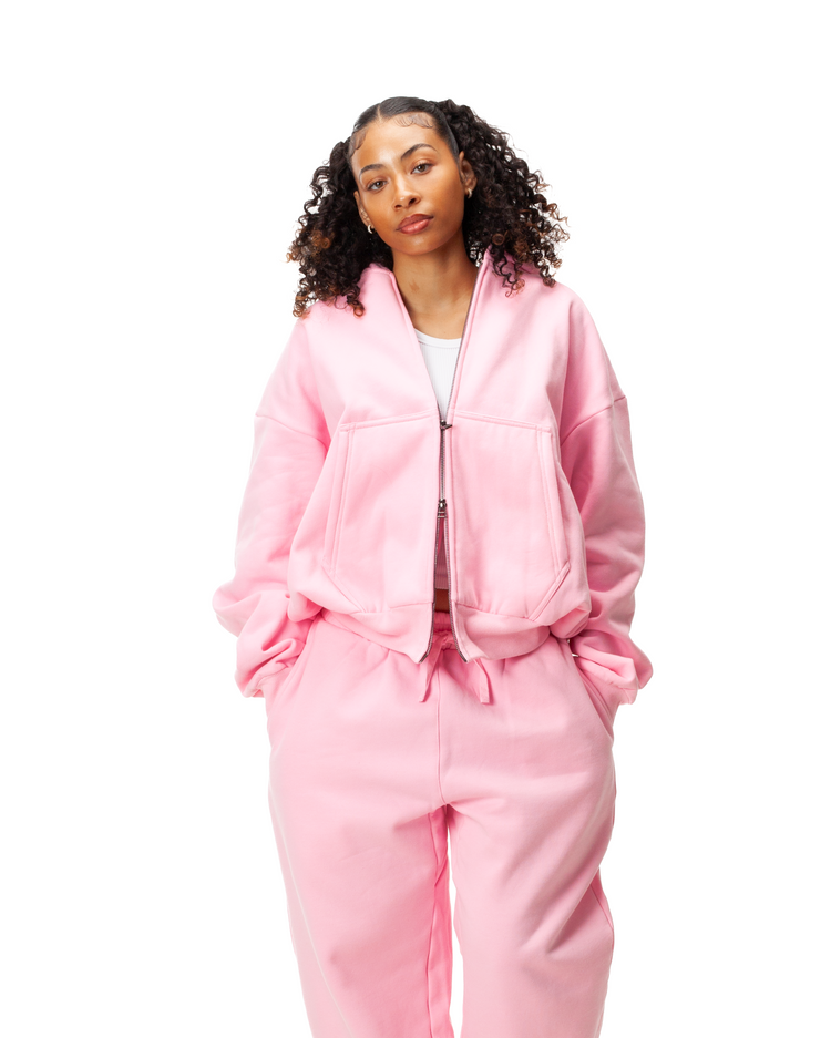 Blank Zip Up Pink
