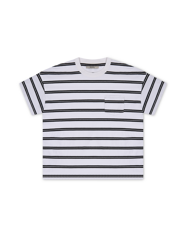 
    Striped Baby Tee White Featured Image
