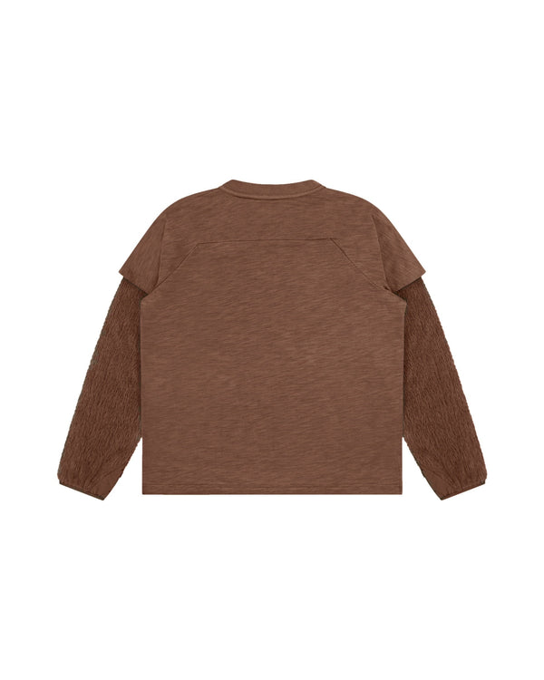 Bilayered Long Sleeve Brown - Second Image