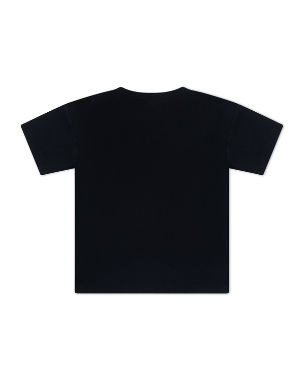 Blank Ribbed Tee Black - Second Image