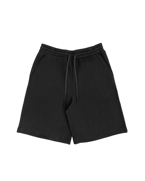
    Blank Fleece Shorts Black Long Inseam Featured Image
