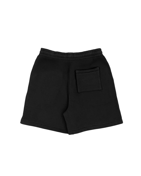 Blank Fleece Shorts Black Short Inseam - Second Image