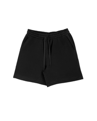 Blank Fleece Shorts Black Short Inseam