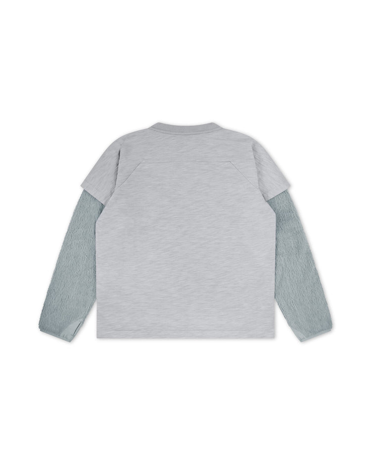 Bilayered Long Sleeve Blue back