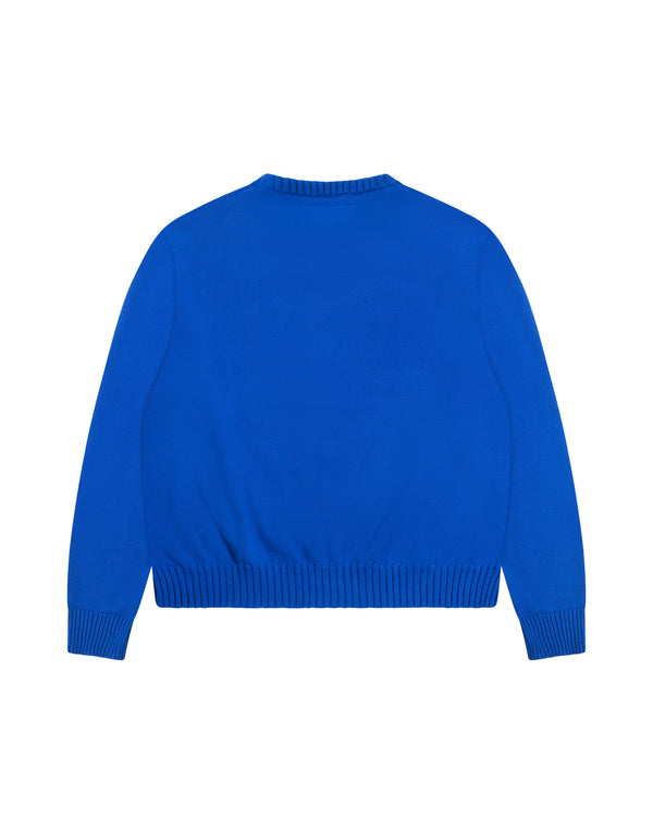 Knitted Sweater Royal Blue - Second Image