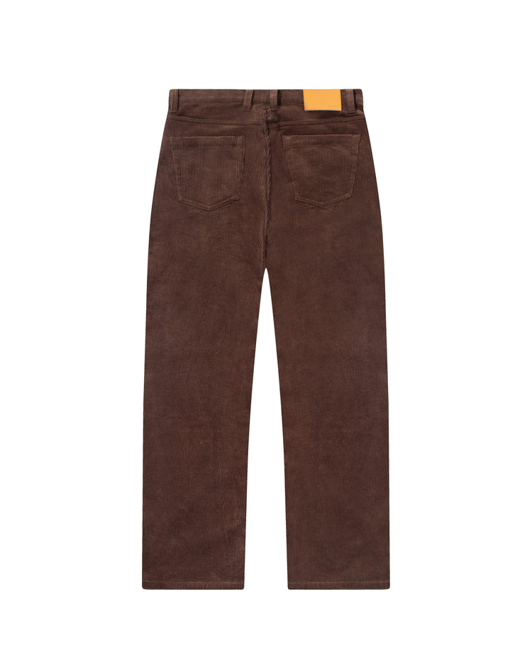 Corduroy Baggy Pants Brown