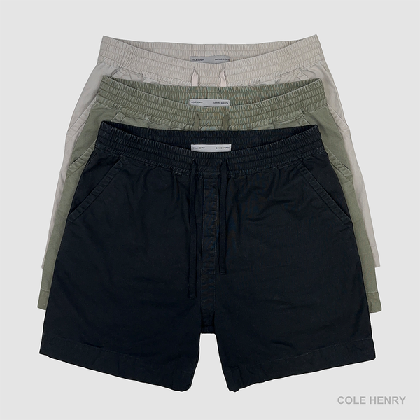 Canvas Shorts Olive - Second Image