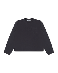 Blank Long Sleeve Charcoal