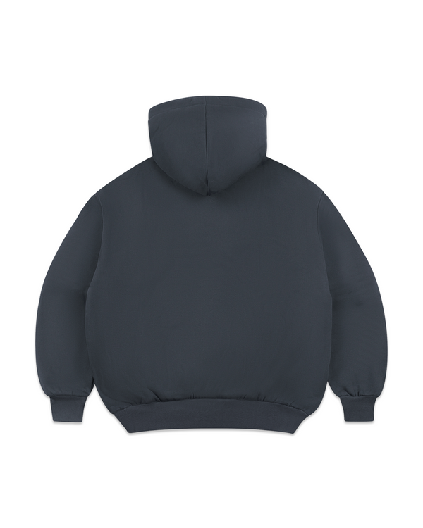 Blank Zip Up Charcoal - Second Image