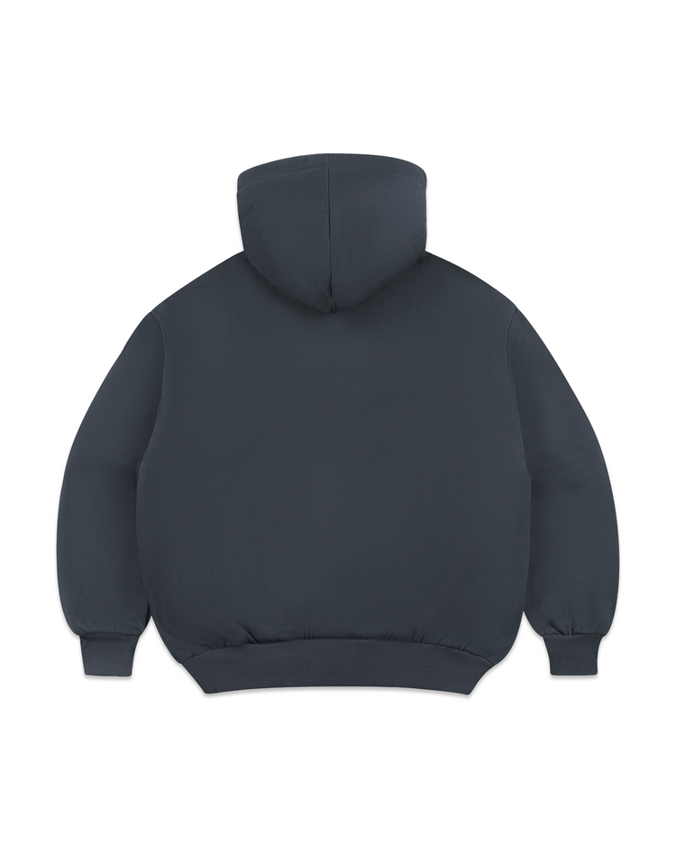 Blank Zip Up Charcoal