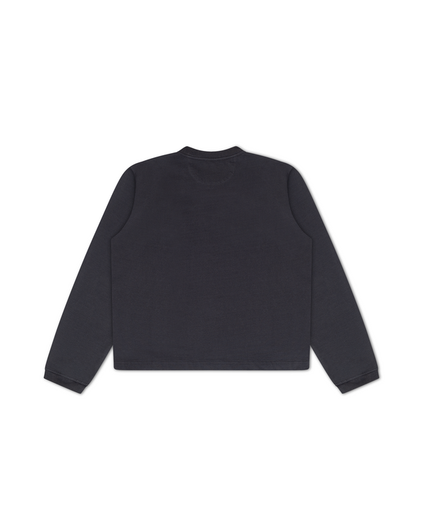 Blank Long Sleeve Charcoal - Second Image