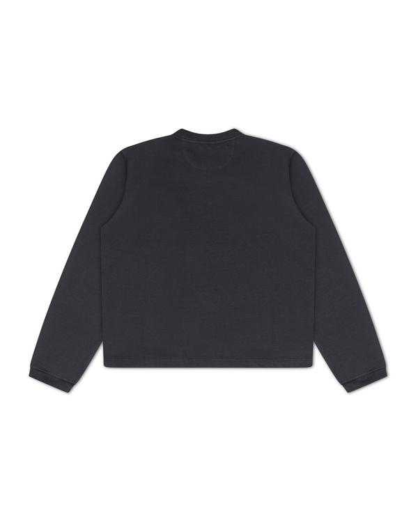 Blank Long Sleeve Charcoal - Second Image