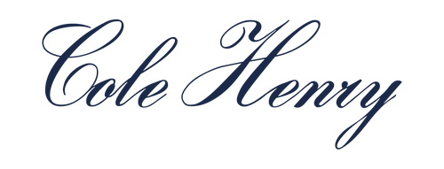 Cole Henry signature logo in navy